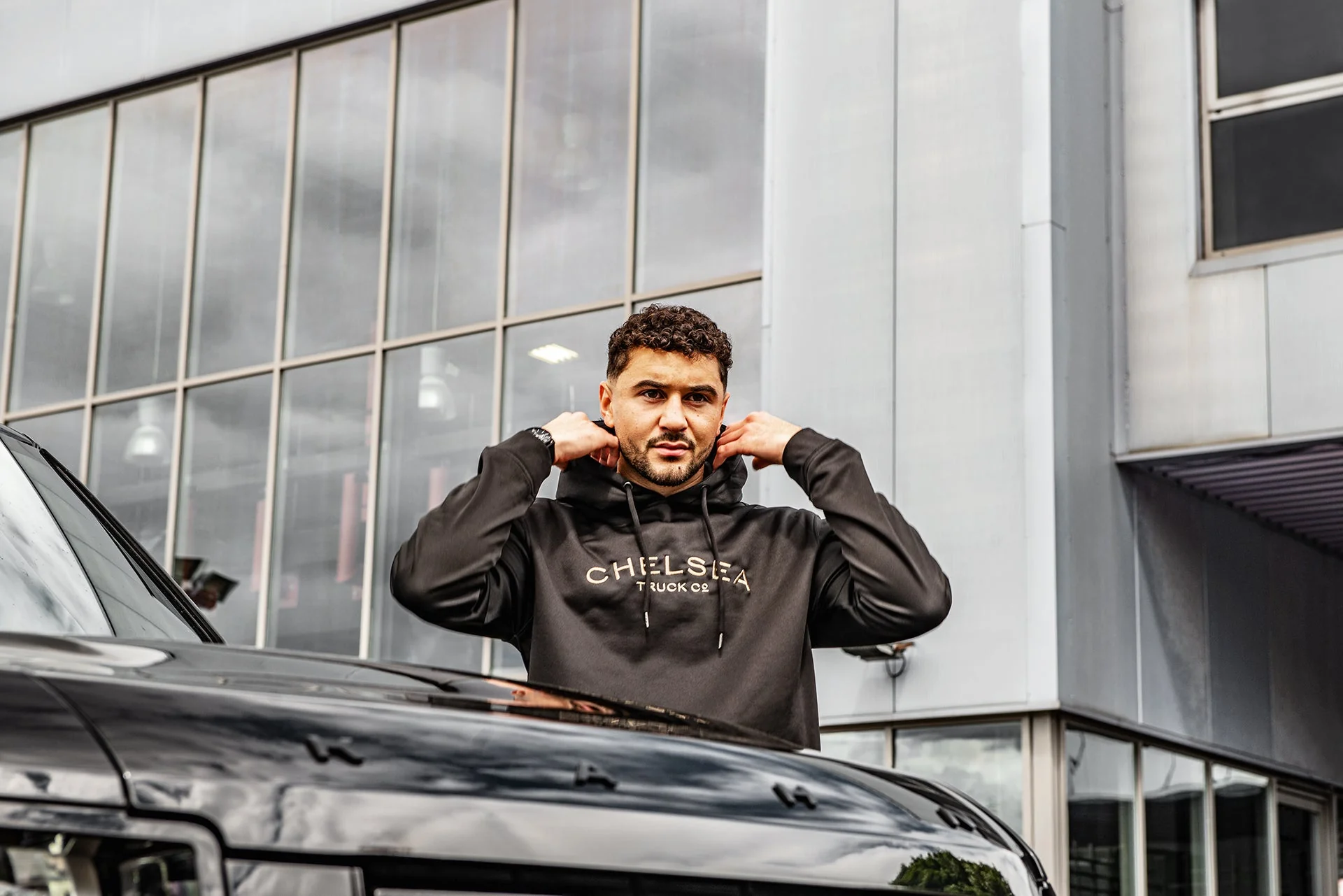 Special Edition Chelsea Truck Co Black with Gold Embroidery Hoodie - Image 7
