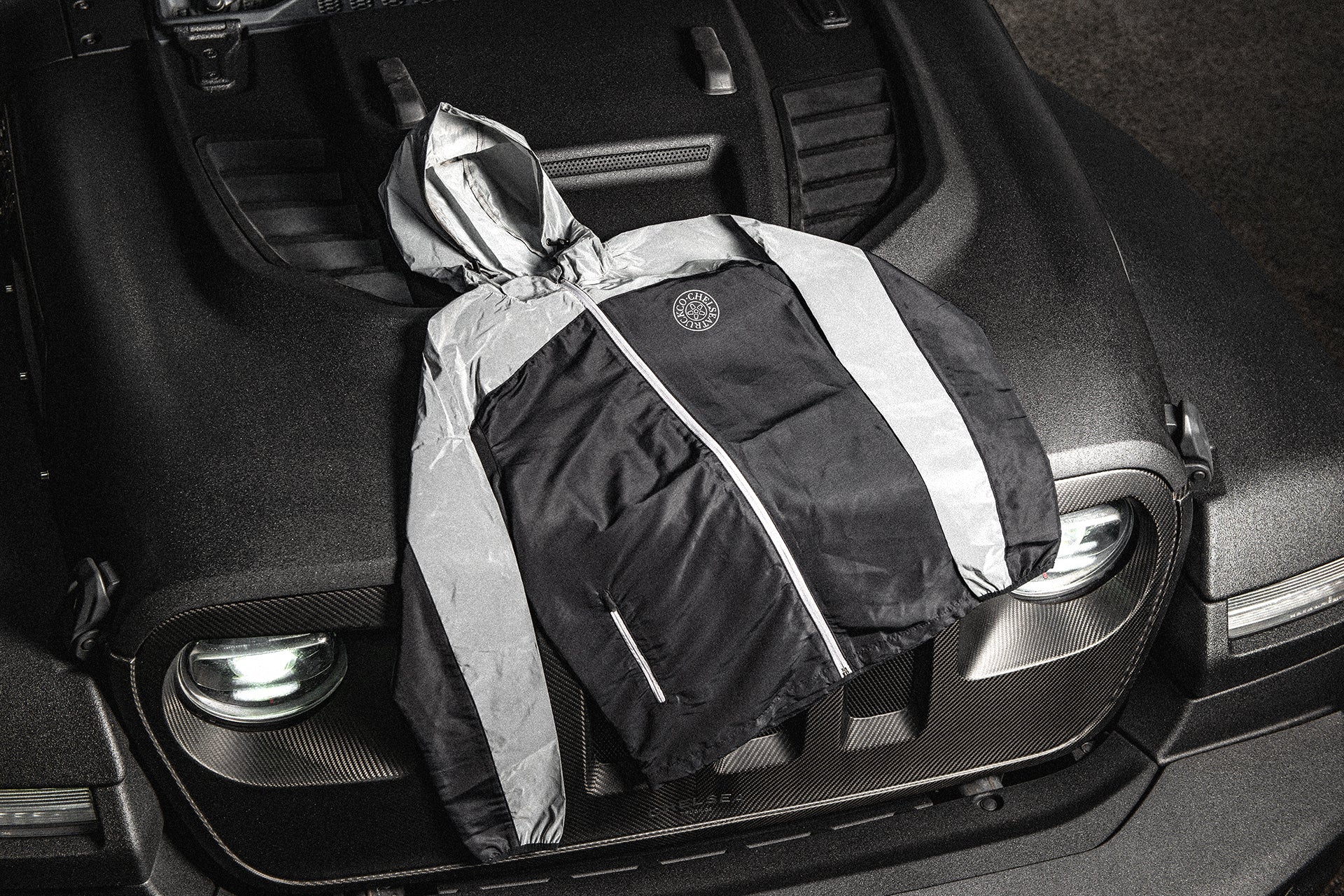 CTC Black With Gray Reflective Jacket - Image 4