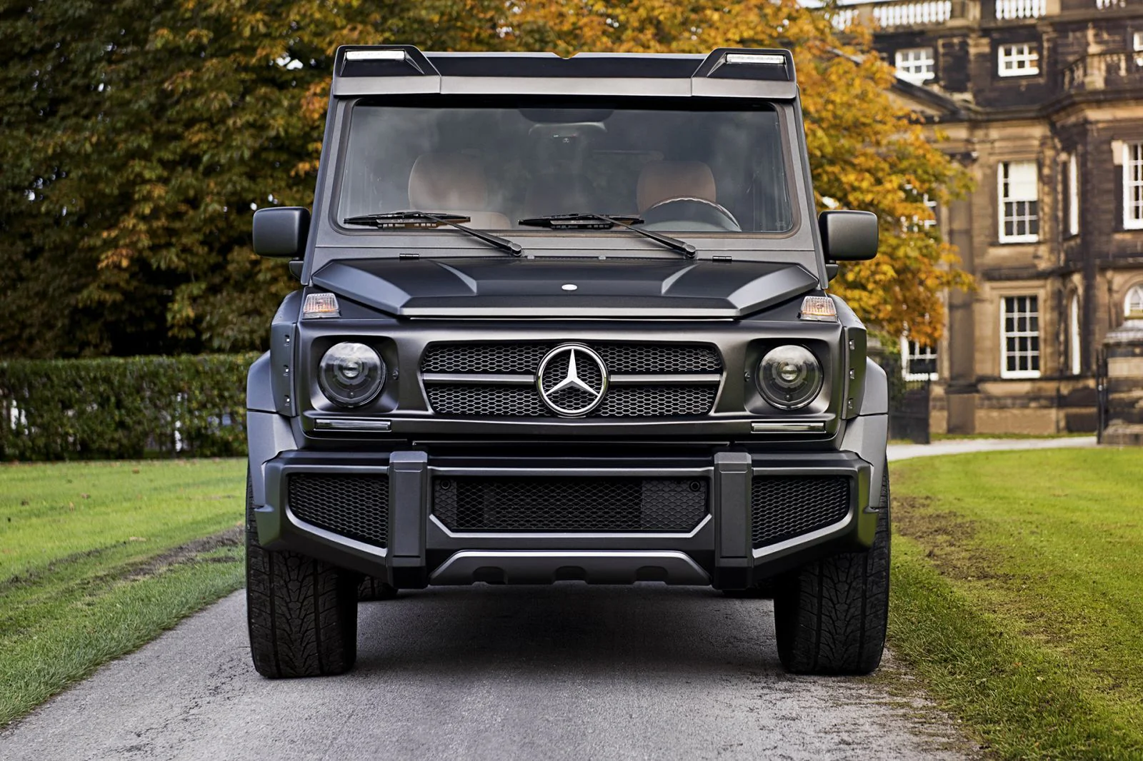 Mercedes G-Wagon (1990-2018) Front Grille with Daytime LED Running Lights - Image 3