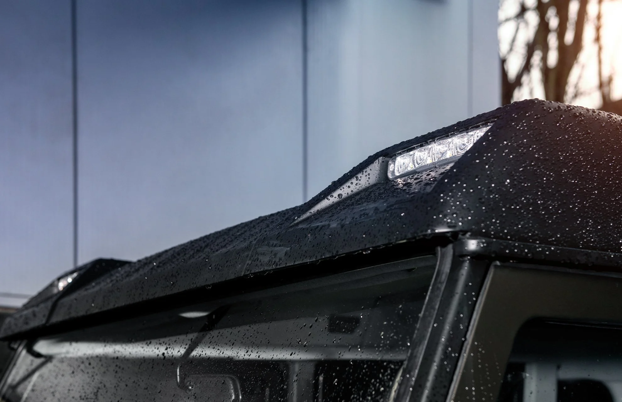 Land Rover Defender (1991-2016) Front Roof Shield with Integrated LED Lights - Image 4