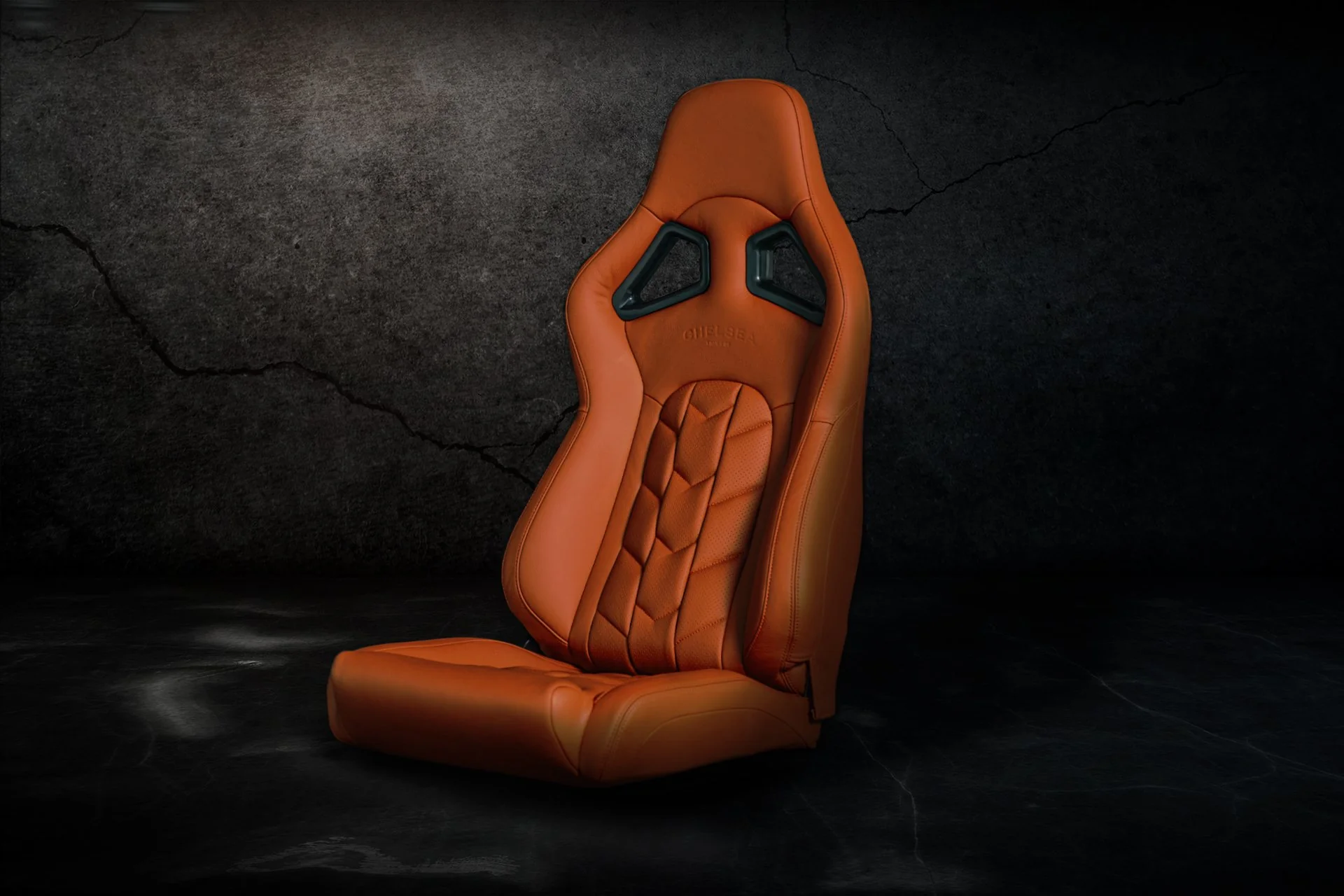 Jeep Wrangler JK (2007-2018) Lightweight Vegan Orange Leather Heritage Sport Seats