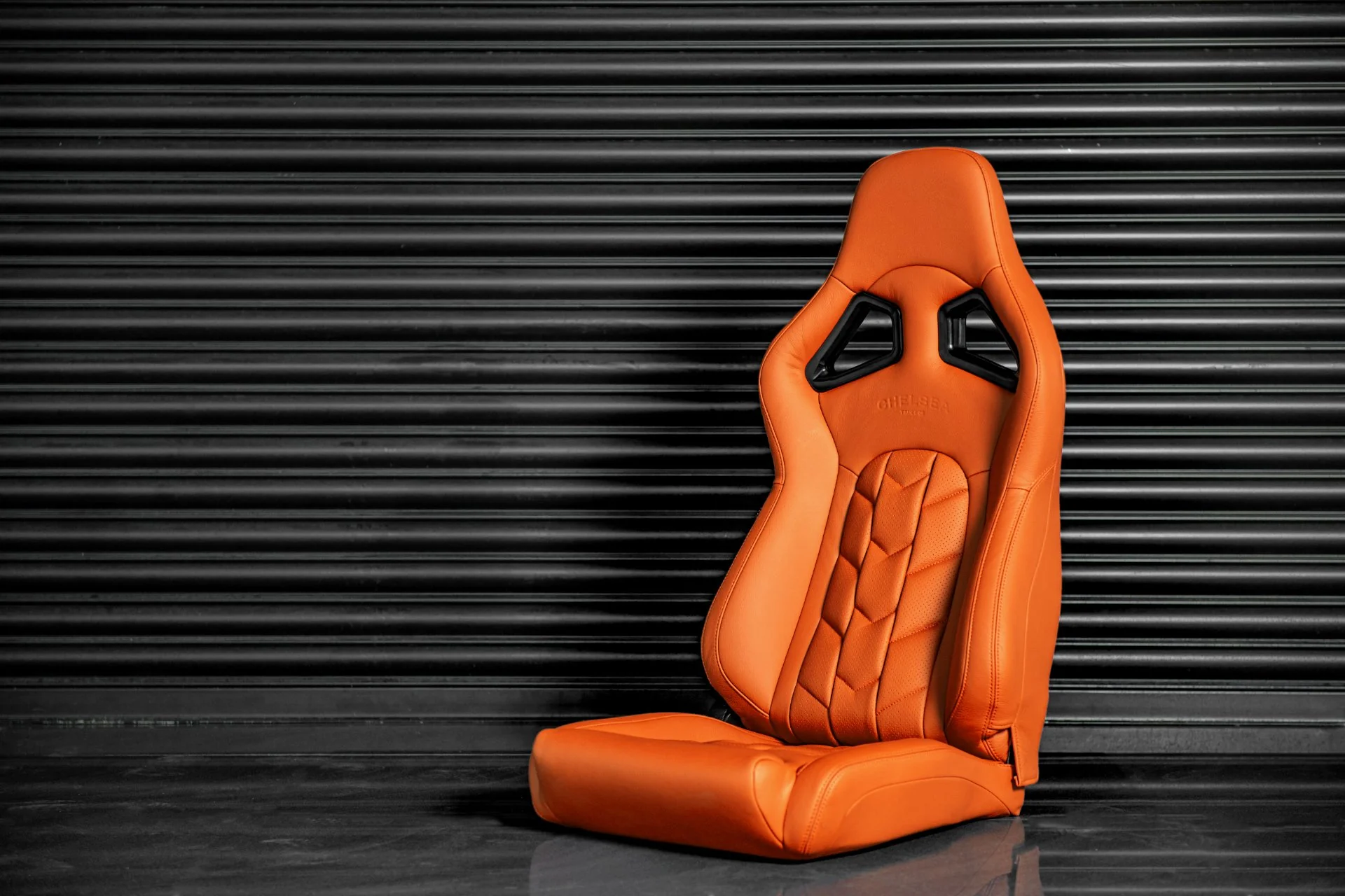 Jeep Wrangler JK (2007-2018) Lightweight Vegan Orange Leather Heritage Sport Seats - Image 10
