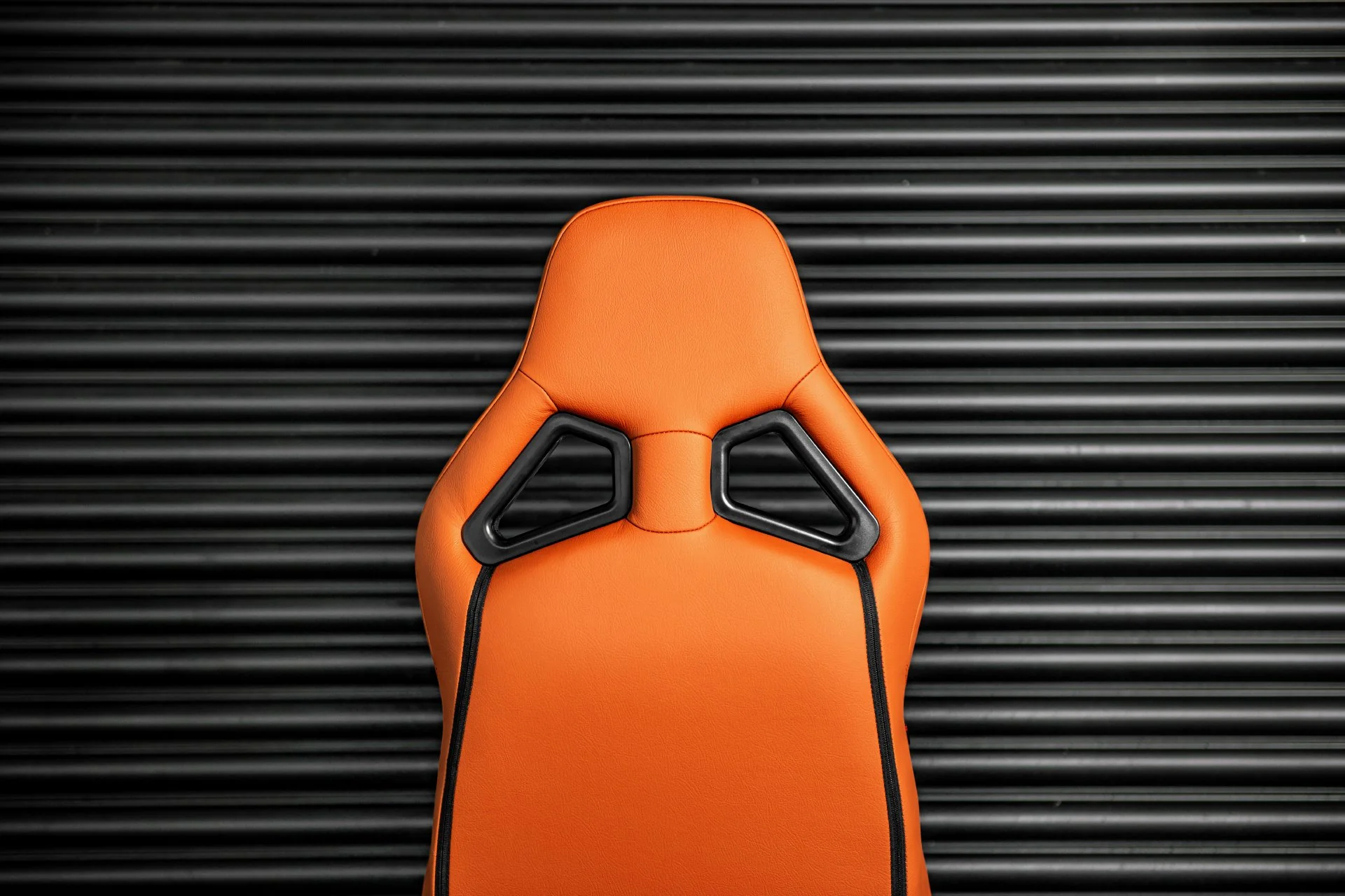 Jeep Wrangler JK (2007-2018) Lightweight Vegan Orange Leather Heritage Sport Seats - Image 2
