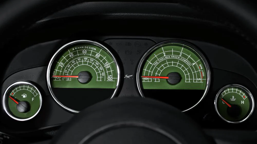 Jeep Wrangler JK (2007-2018) - Speedo Dials in Green & White