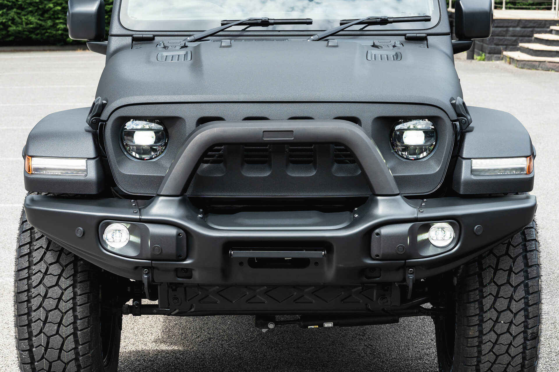 JEEP WRANGLER JL (2018 Onwards) Expedition Front Bumper with Integrated A Bar - Image 16