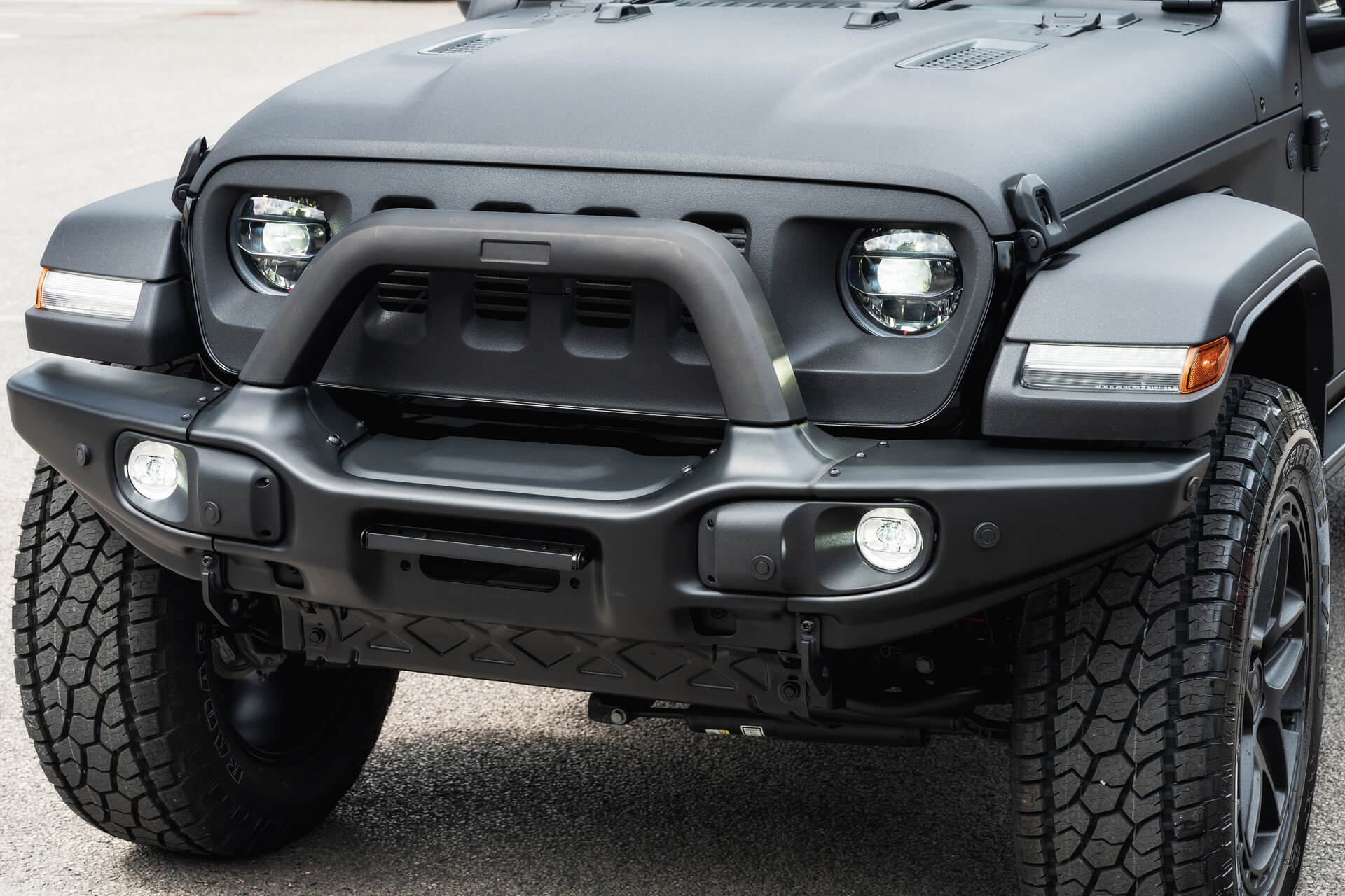 JEEP WRANGLER JL (2018 Onwards) Expedition Front Bumper with Integrated A Bar - Image 19