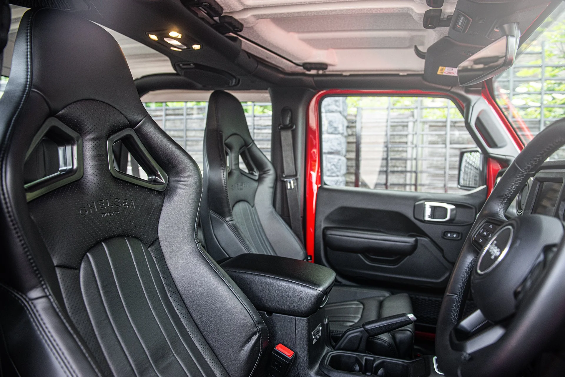 Jeep Wrangler JL (2018 Onwards) Lightweight Vegan Leather Heritage Sport Seats - Image 29