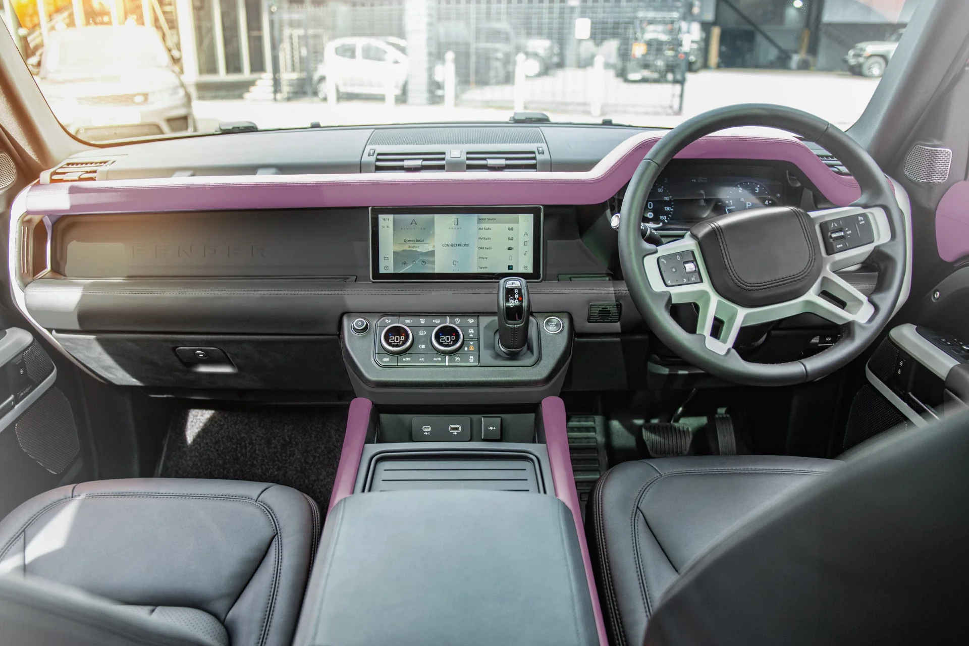 Land Rover Defender 110 (2020 Onwards) Environment 2: Upper and Lower Volcanic Pink Interior - Image 8