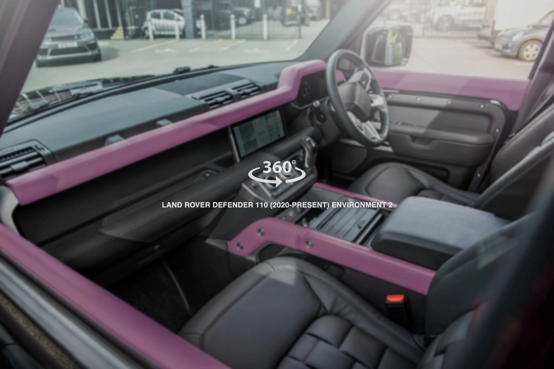 Land Rover Defender 110 (2020 Onwards) Environment 2: Upper and Lower Volcanic Pink Interior 360° Tour