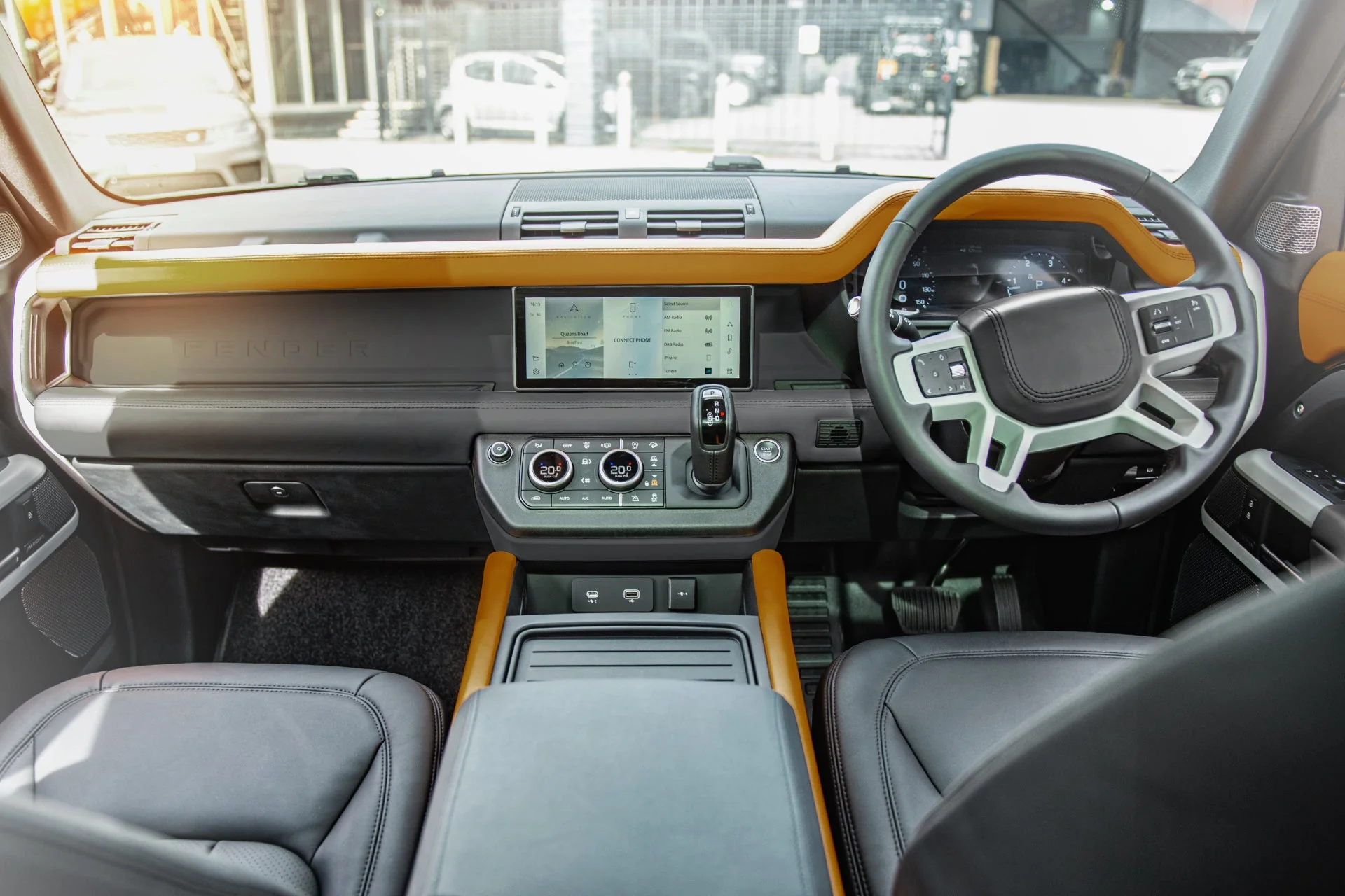 Land Rover Defender 110 (2020 Onwards) Environment 2: Upper and Lower Volcanic Yellow Interior - Image 8