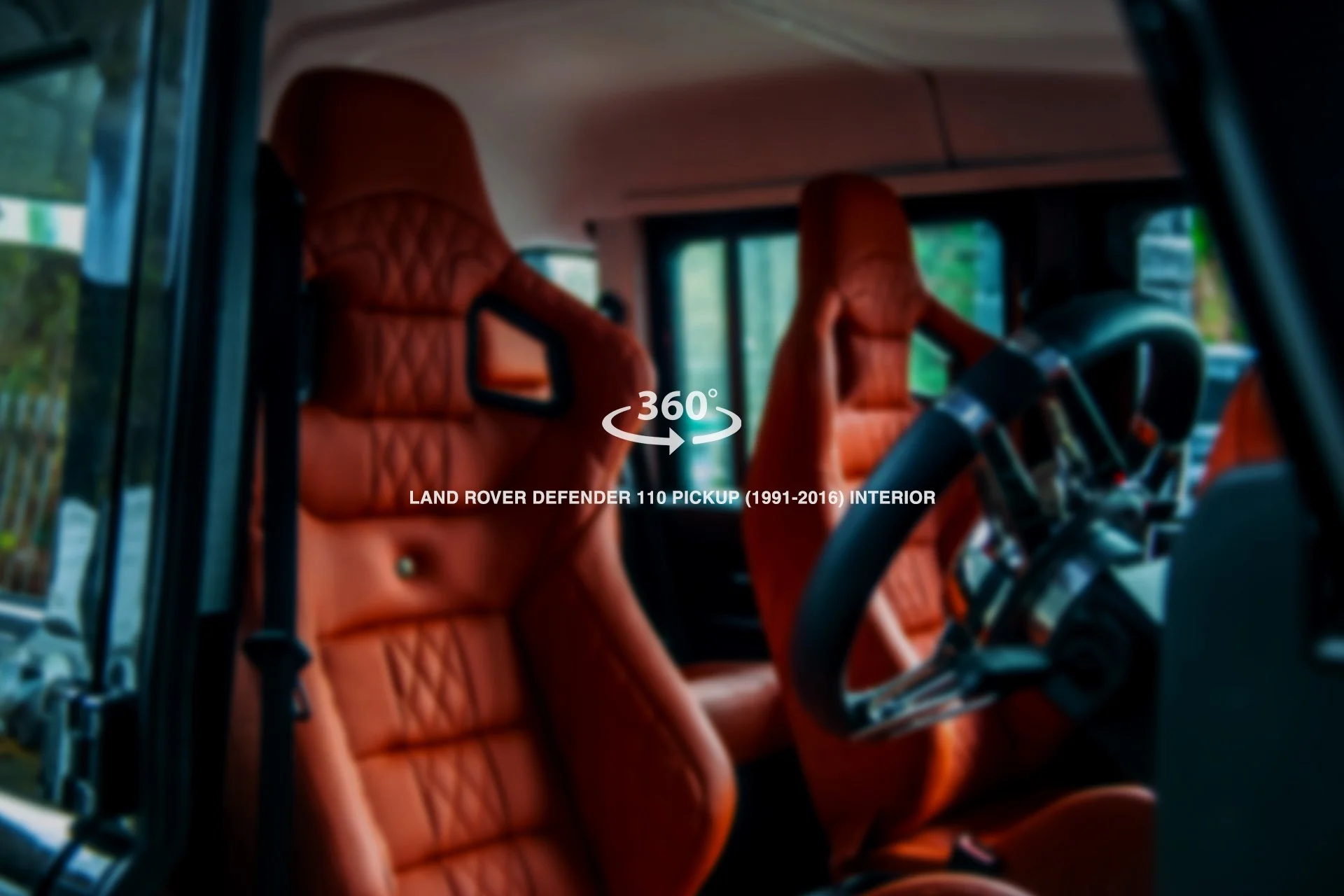 Land Rover Defender 110 (1991-2016) Pickup 5 Seats Sport Leather Interior 360° Tour