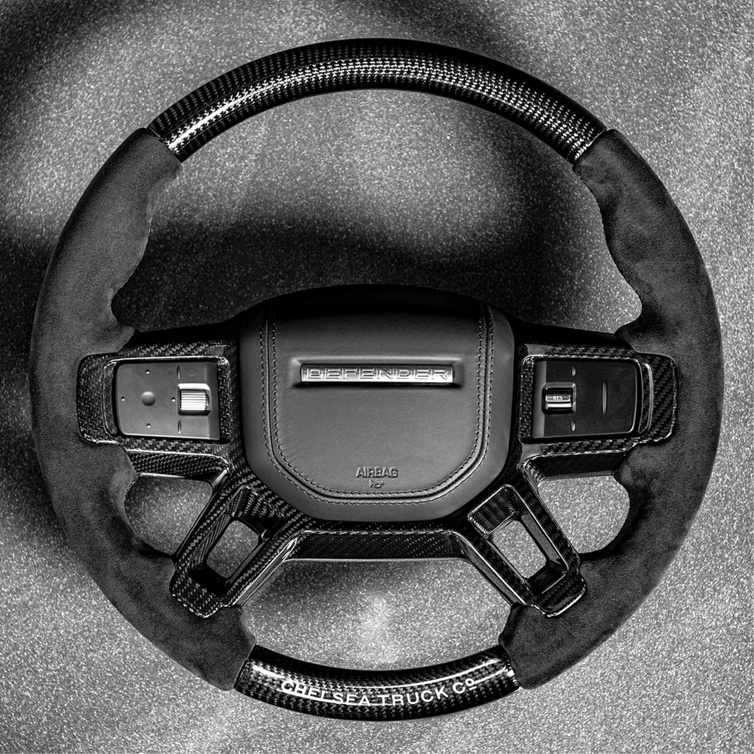 Land Rover Defender (2020 Onwards) Chelsea Truck Company Full Carbon Steering Wheel
