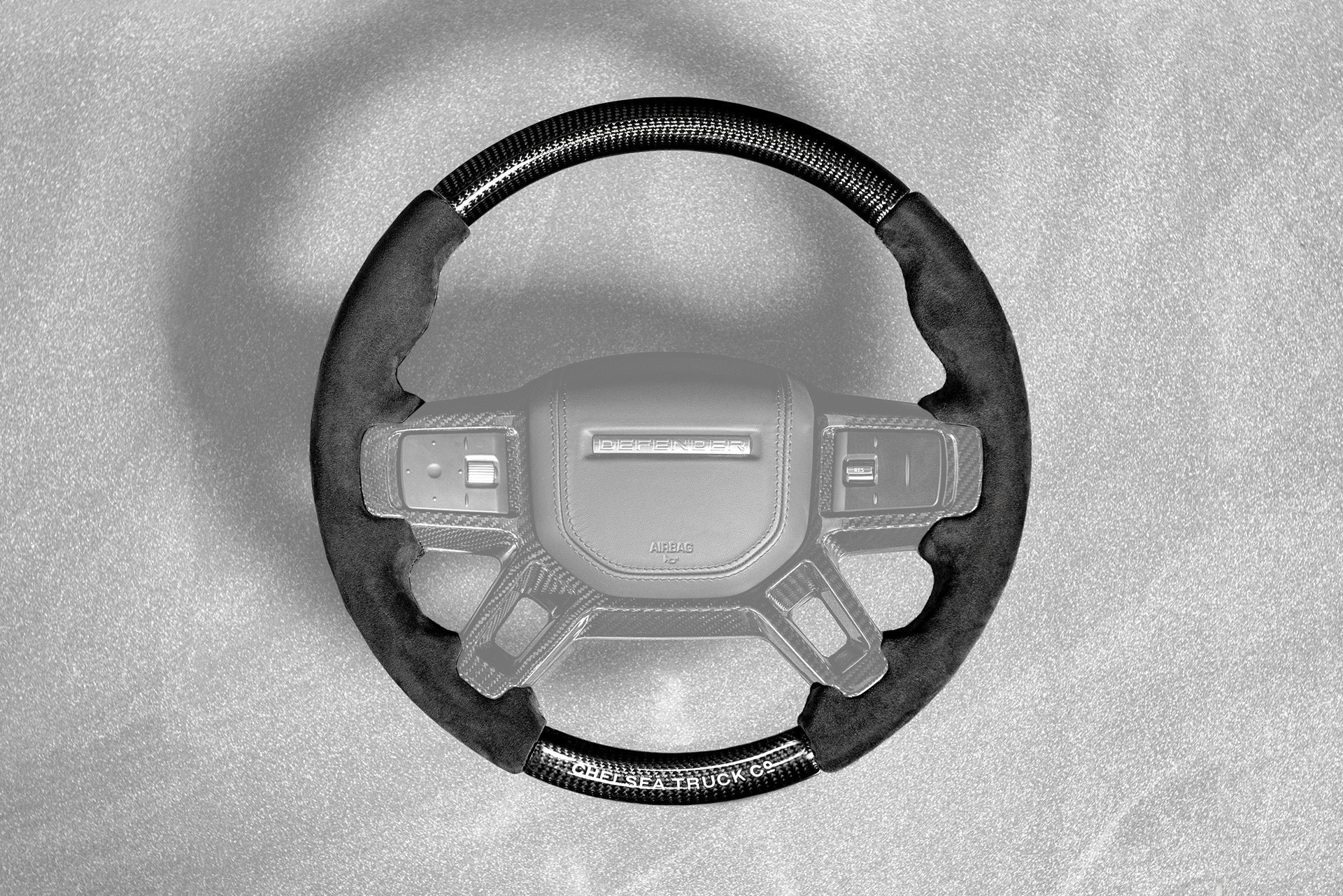 Land Rover Defender (2020 Onwards) Chelsea Truck Company Full Carbon Steering Wheel - Image 3