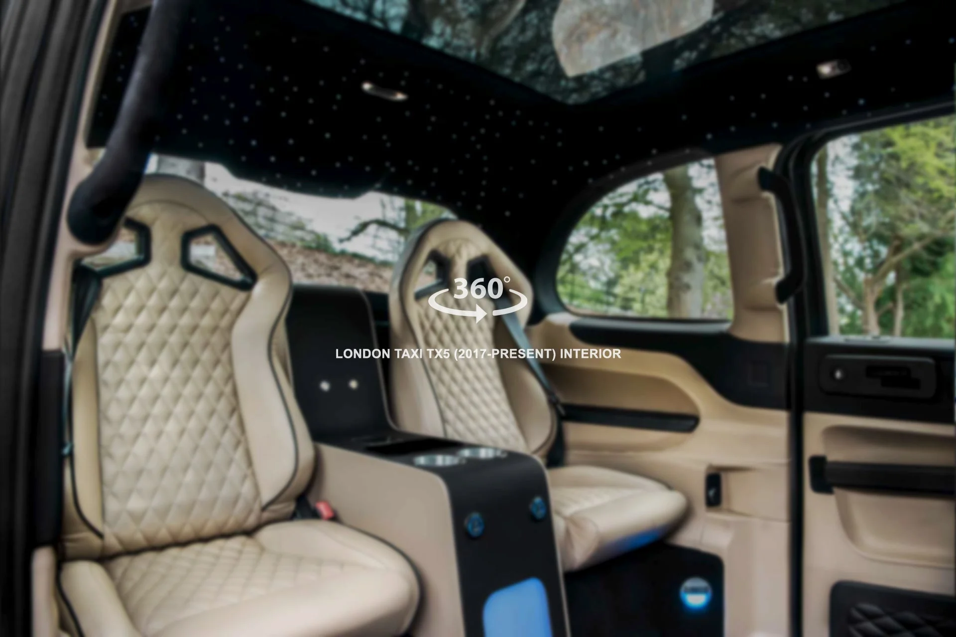 London Taxi TX5 (2017 Onwards) Leather Interior 360° Tour