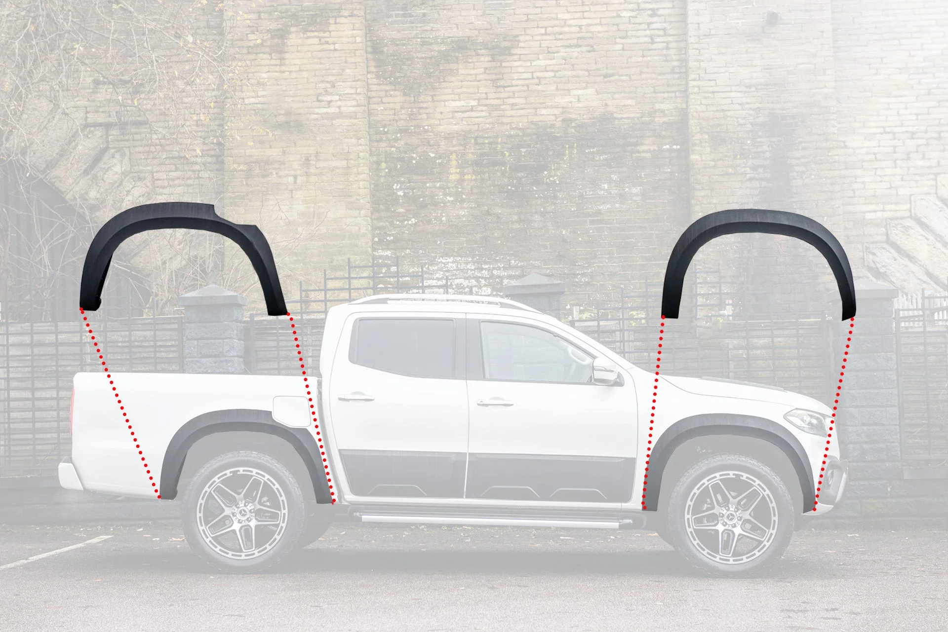 Mercedes X-Class (2019 Onwards) Bodyguard Wheel Arches - Image 3