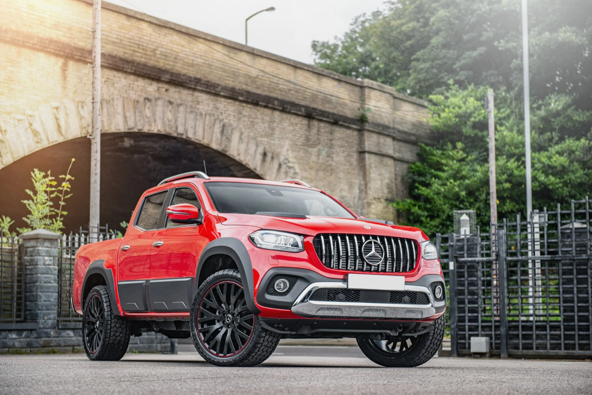 Mercedes X-Class (2019 Onwards) RS Light Alloy Wheels with Red Stripe - Image 17