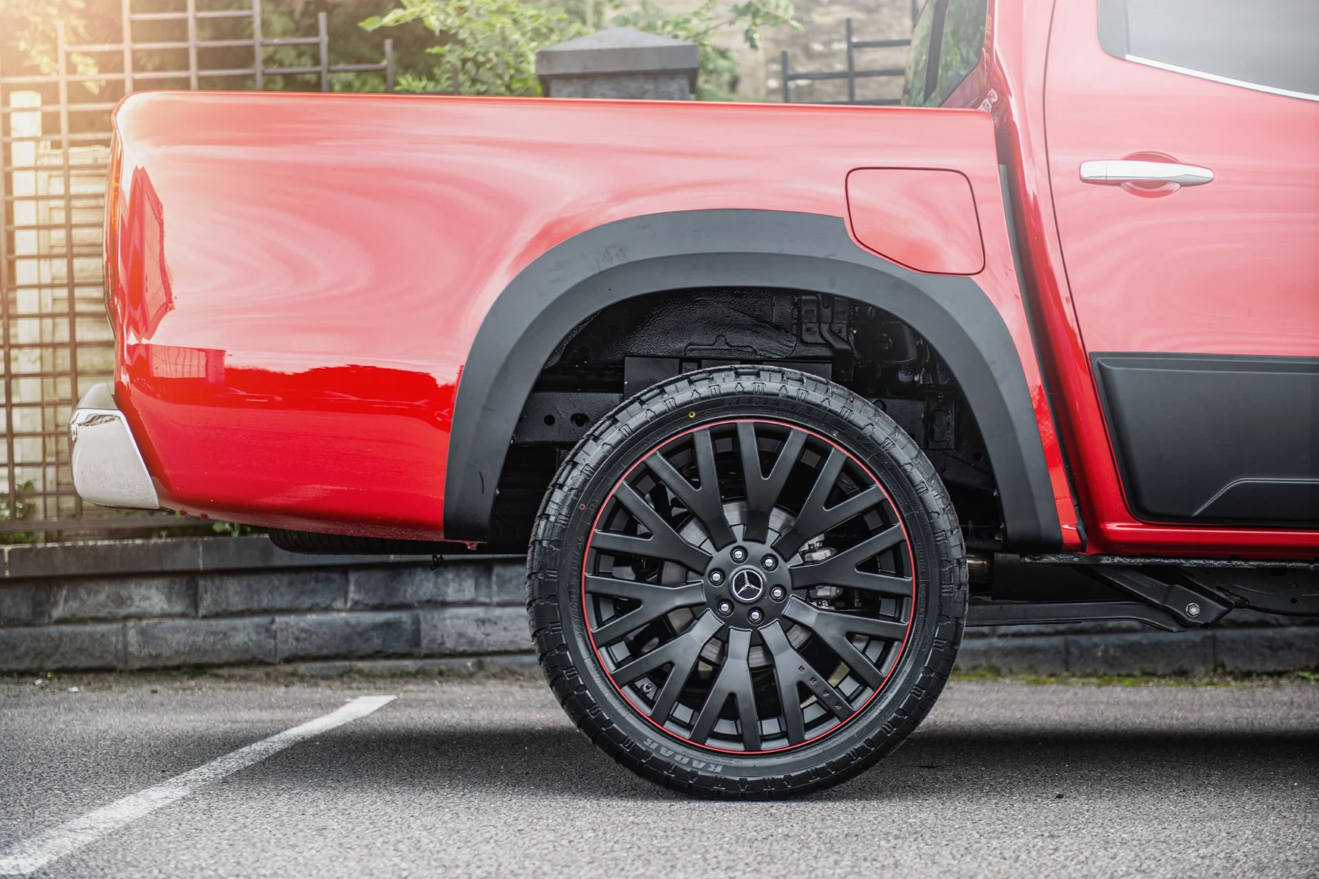 Mercedes X-Class (2019 Onwards) RS Light Alloy Wheels with Red Stripe - Image 21