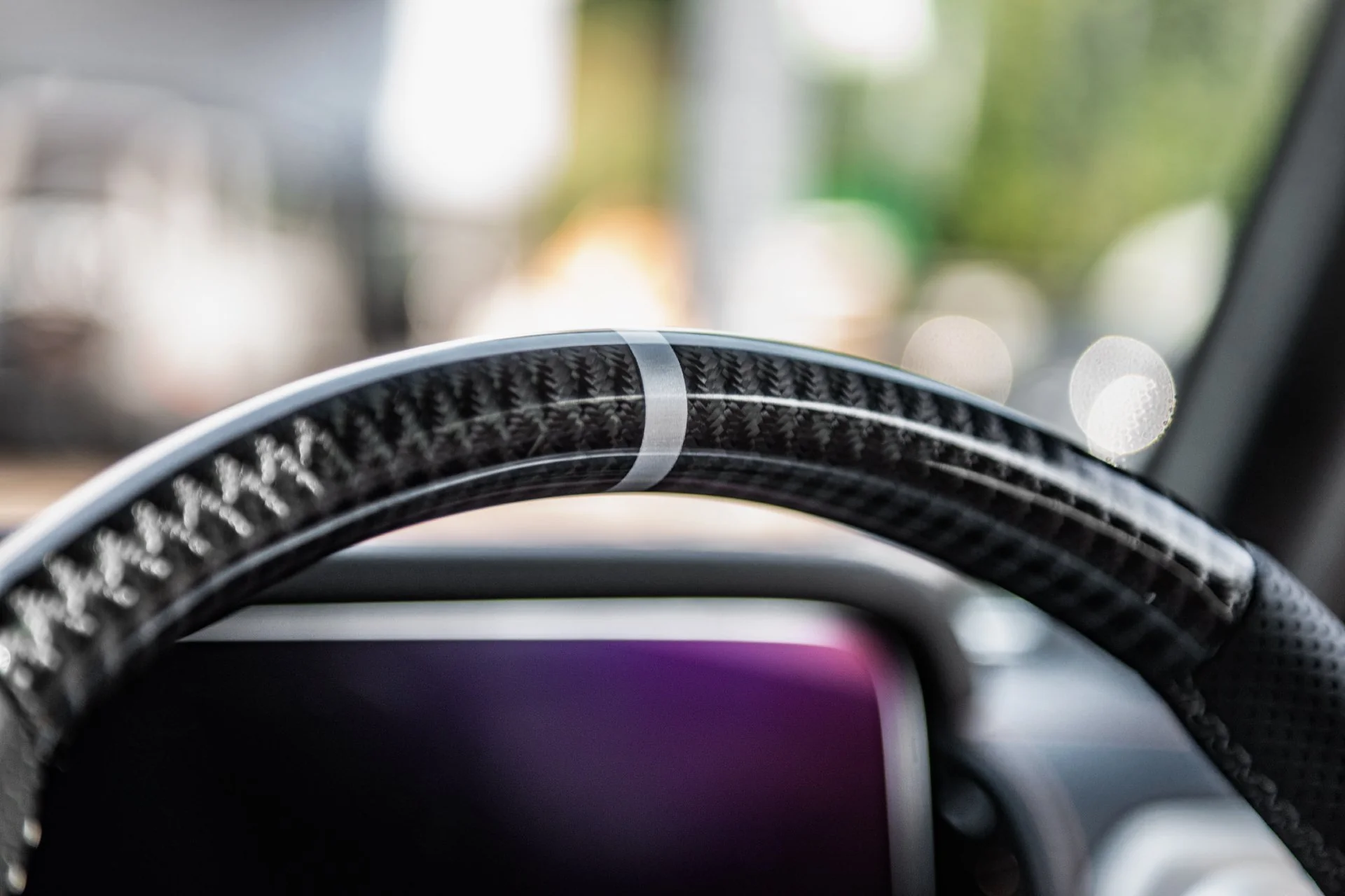 Mercedes G-Wagon (2018-2024) G63 AMG Carbon Steering Wheel - Image 6