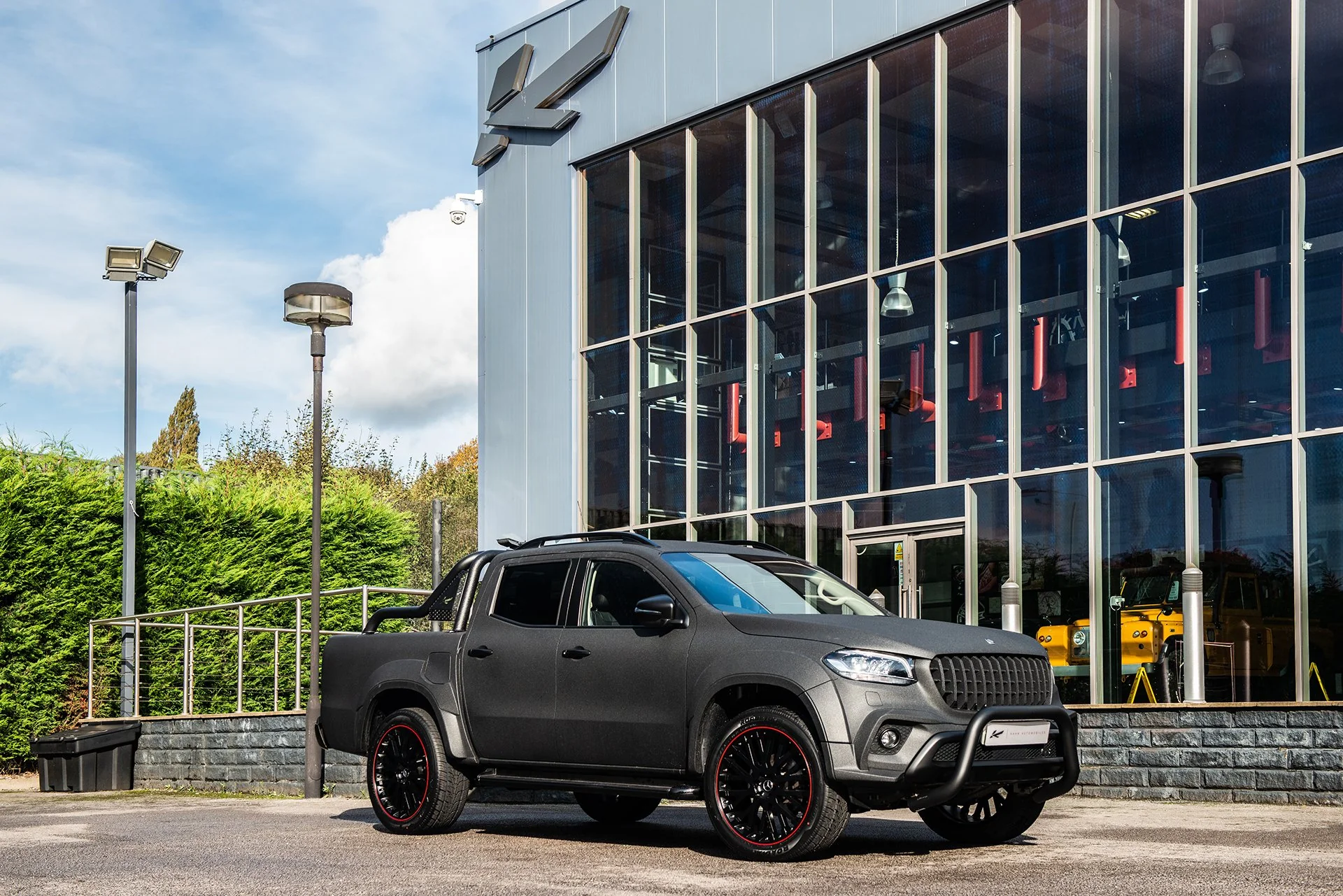 Mercedes X-Class (2019 Onwards) Front Bumper A-Bar in Black - Image 3
