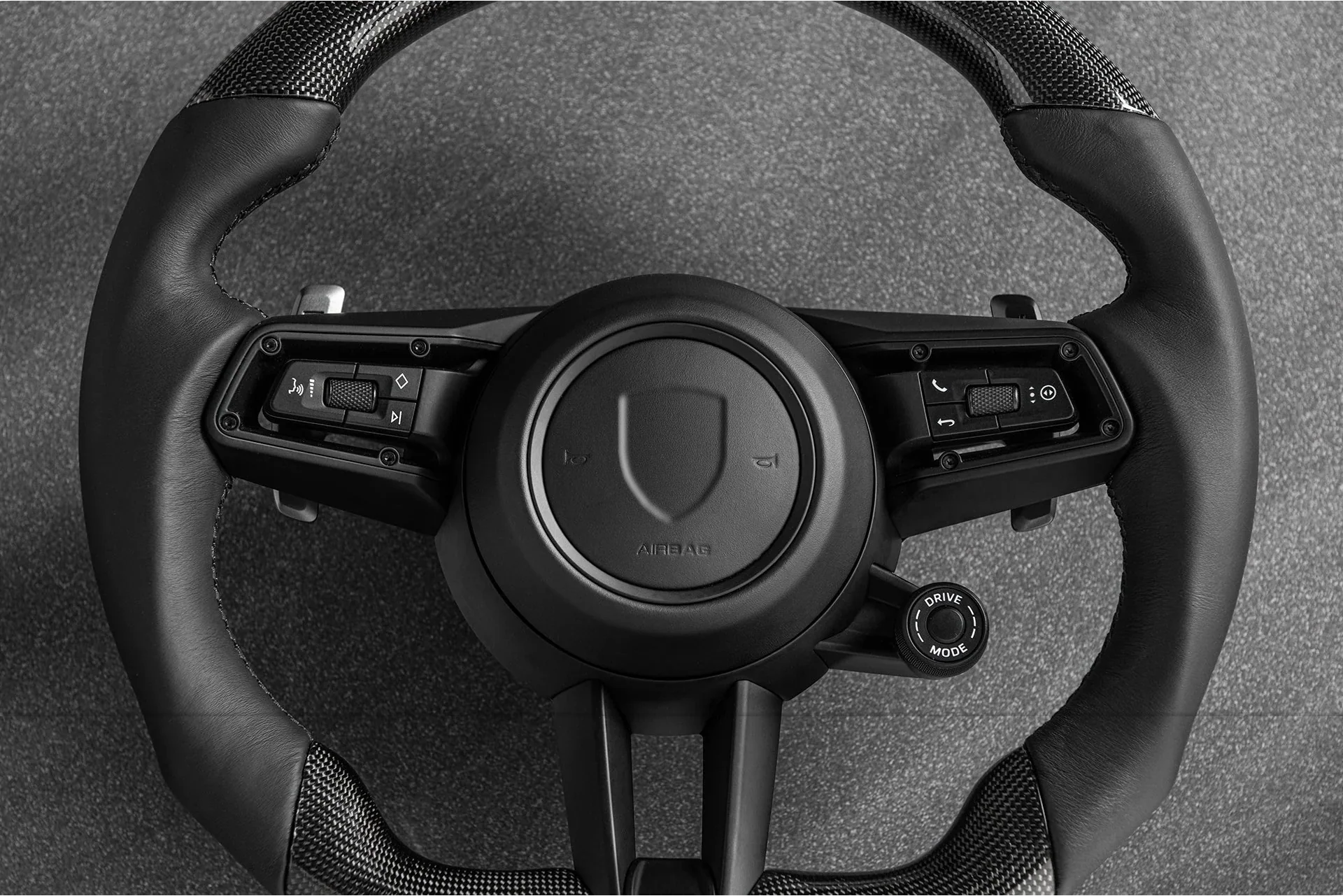 EXPOSED CARBON STEERING WHEEL Suitable for PORSCHE 911/992 (2019 Onwards) - Image 5