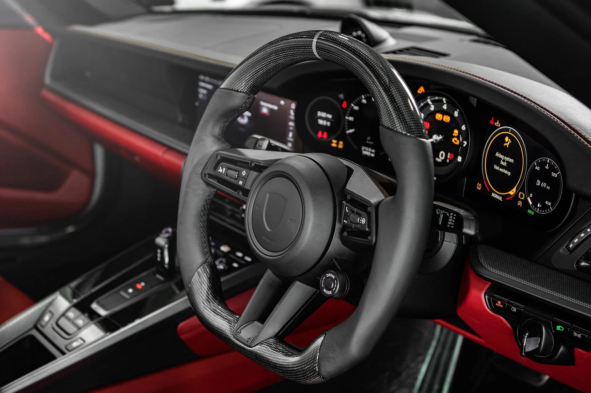 EXPOSED CARBON STEERING WHEEL Suitable for PORSCHE 911/992 (2019 Onwards) - Image 8