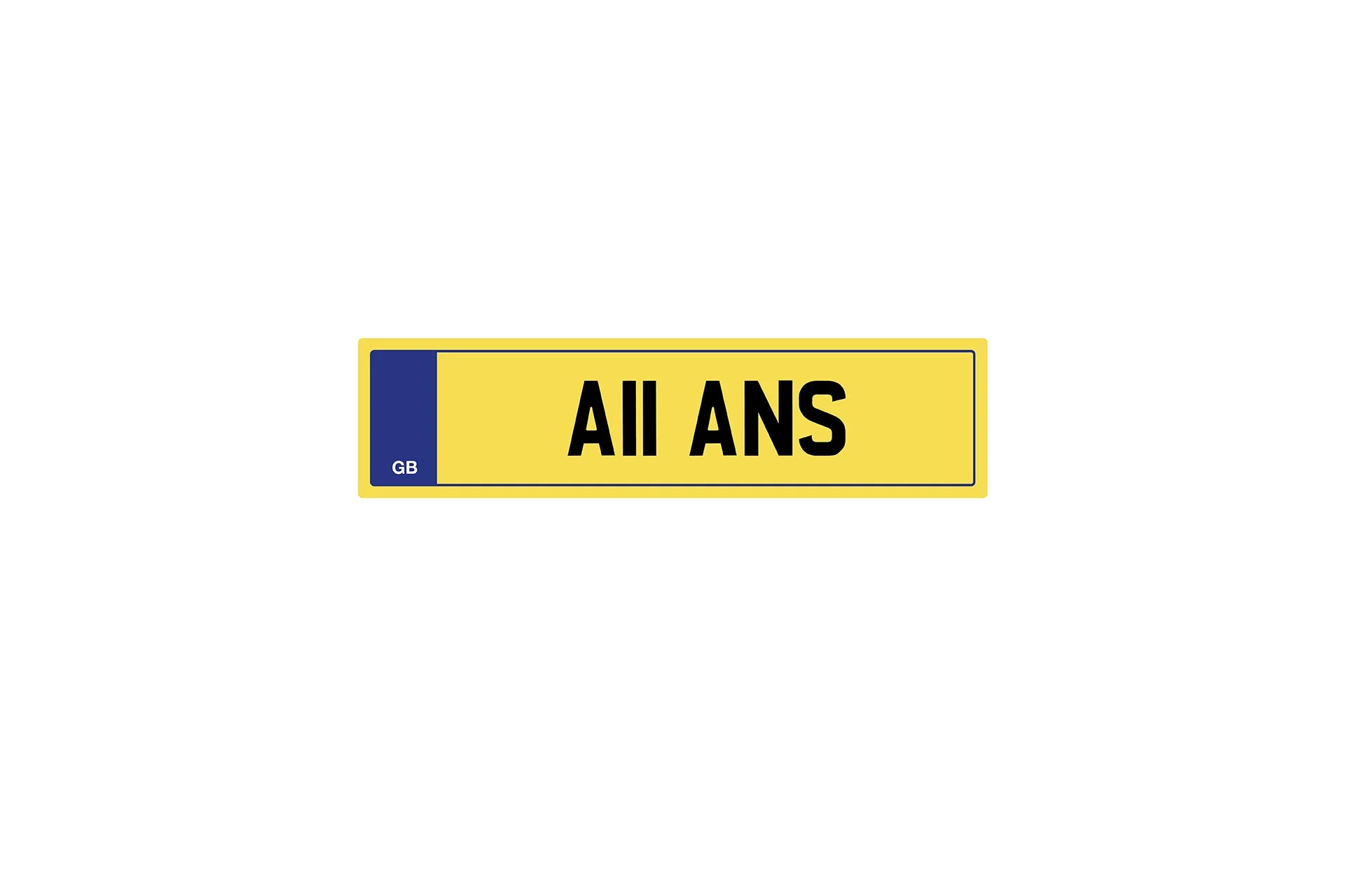 Private Plate A11 ANS