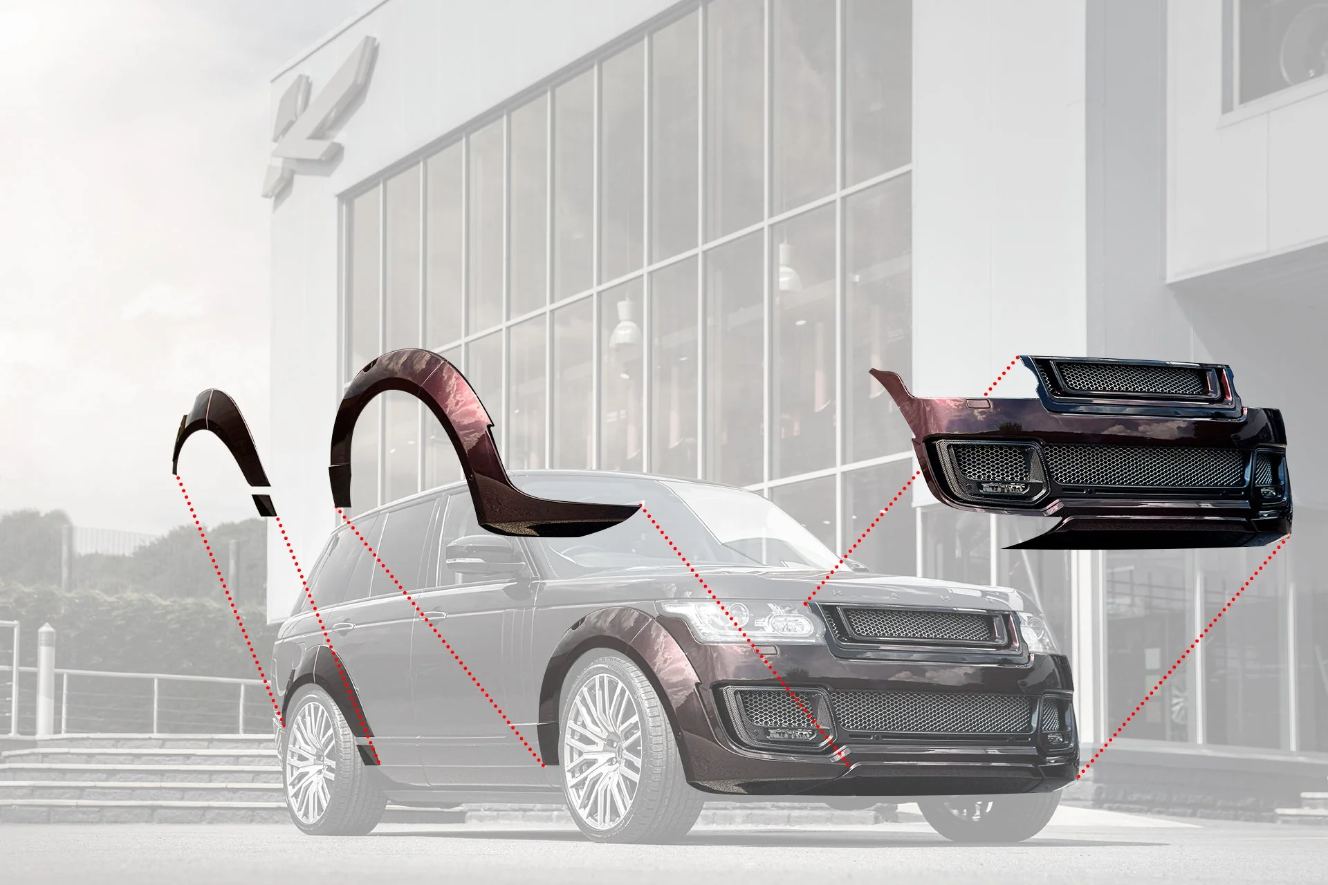RANGE ROVER (2012-2018) Pace Car Body Kit - Image 3