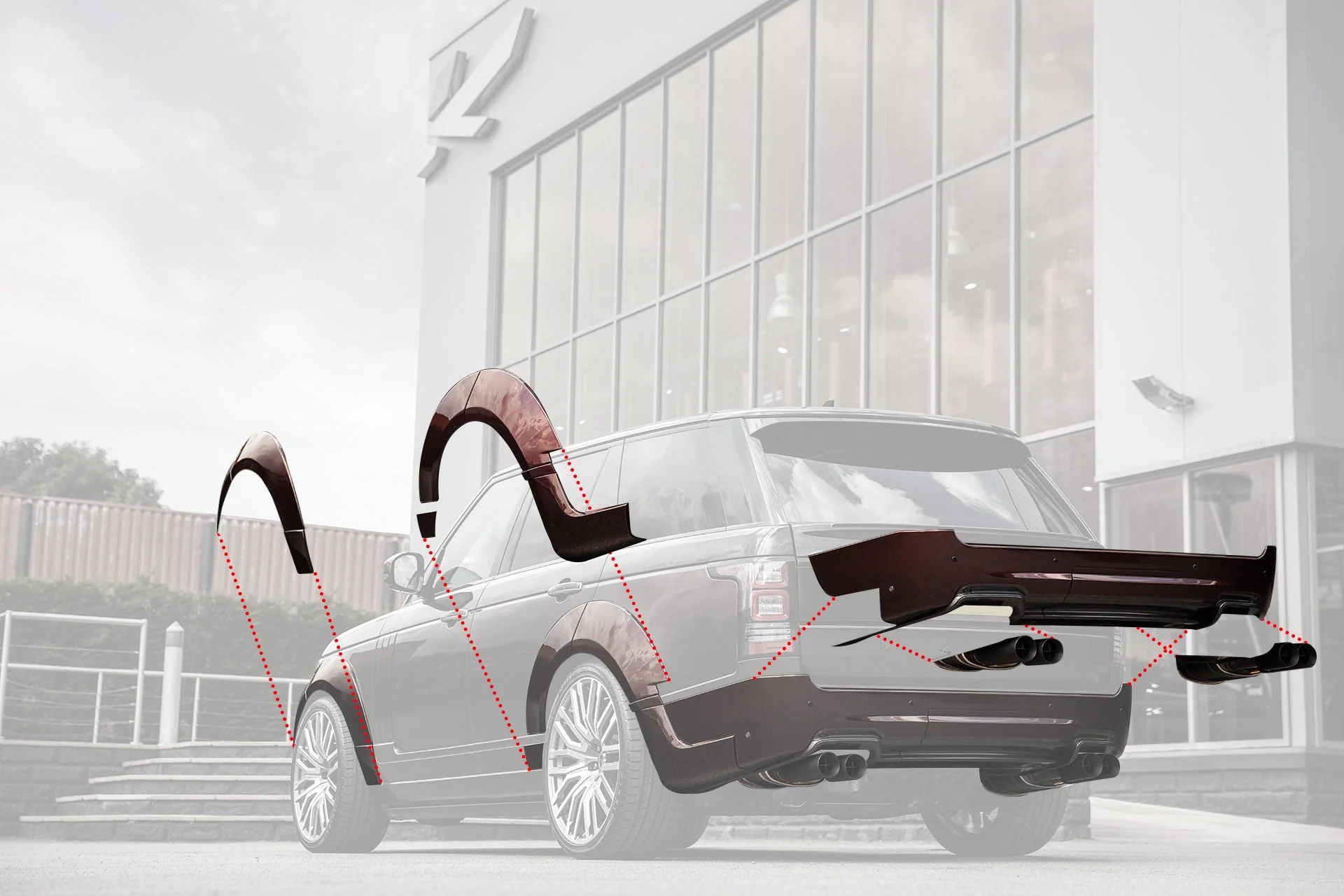 RANGE ROVER (2012-2018) Pace Car Body Kit - Image 4