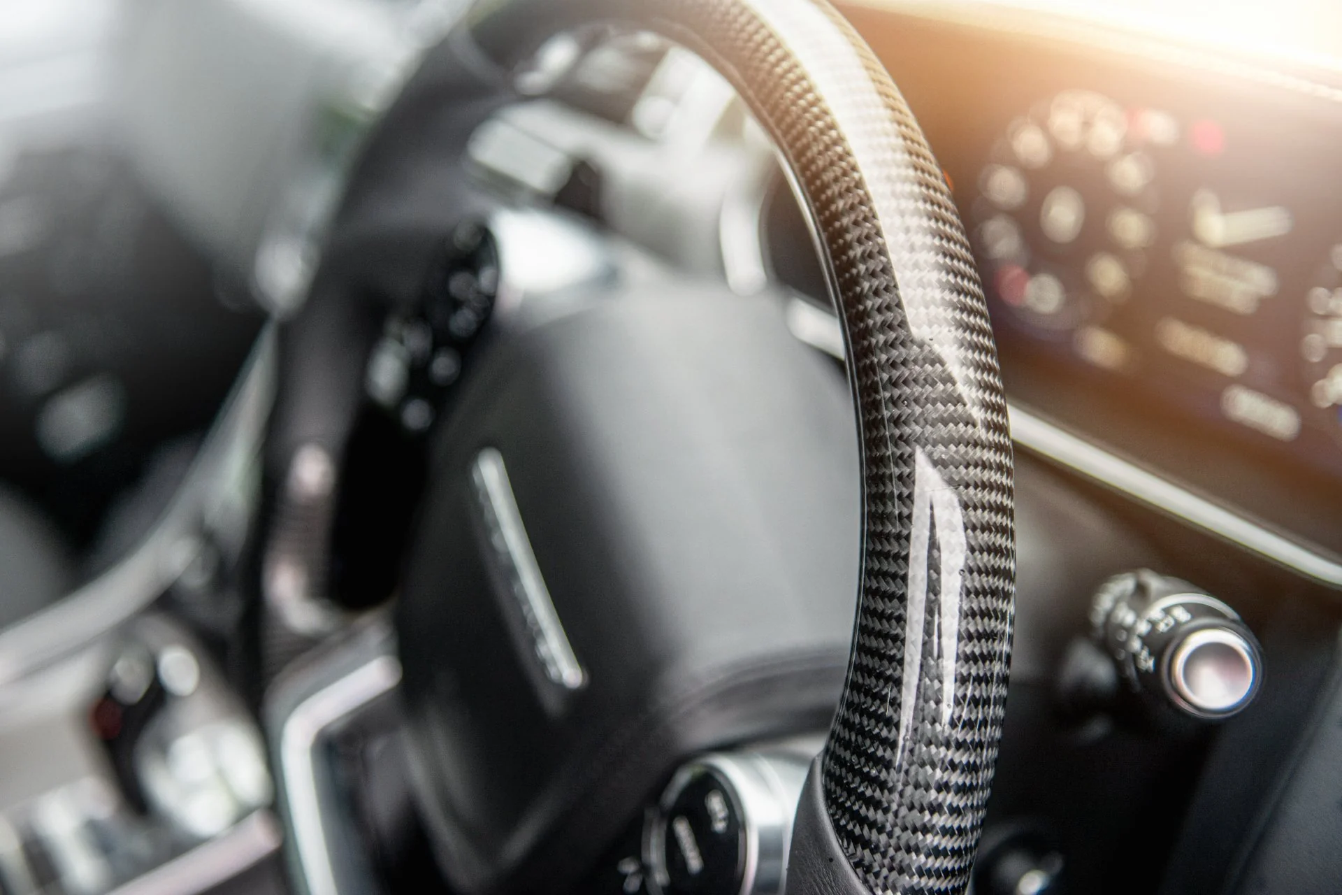 RANGE ROVER SPORT (2013-2018) Exposed Carbon Steering Wheel - Image 5