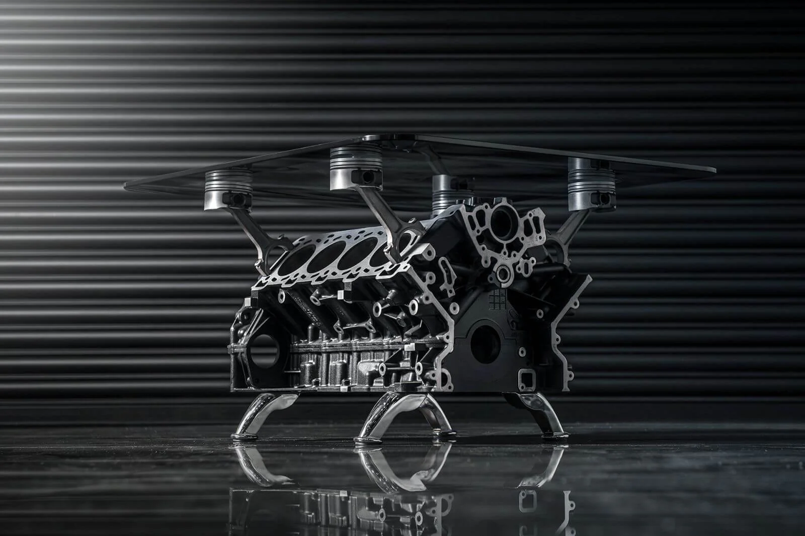 V8 Engine Coffee Table