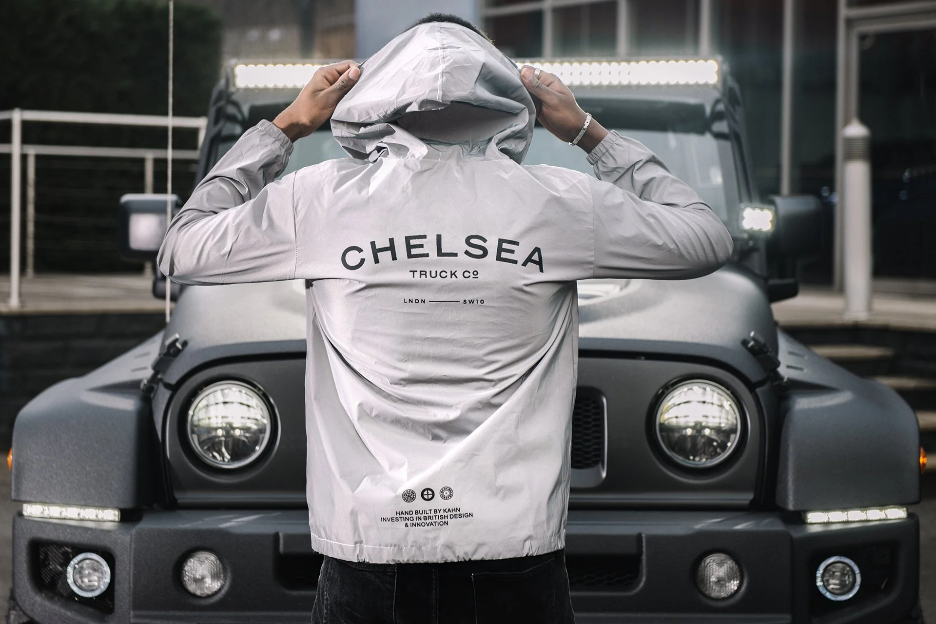 Women's Reflective Grey Jacket - Image 2